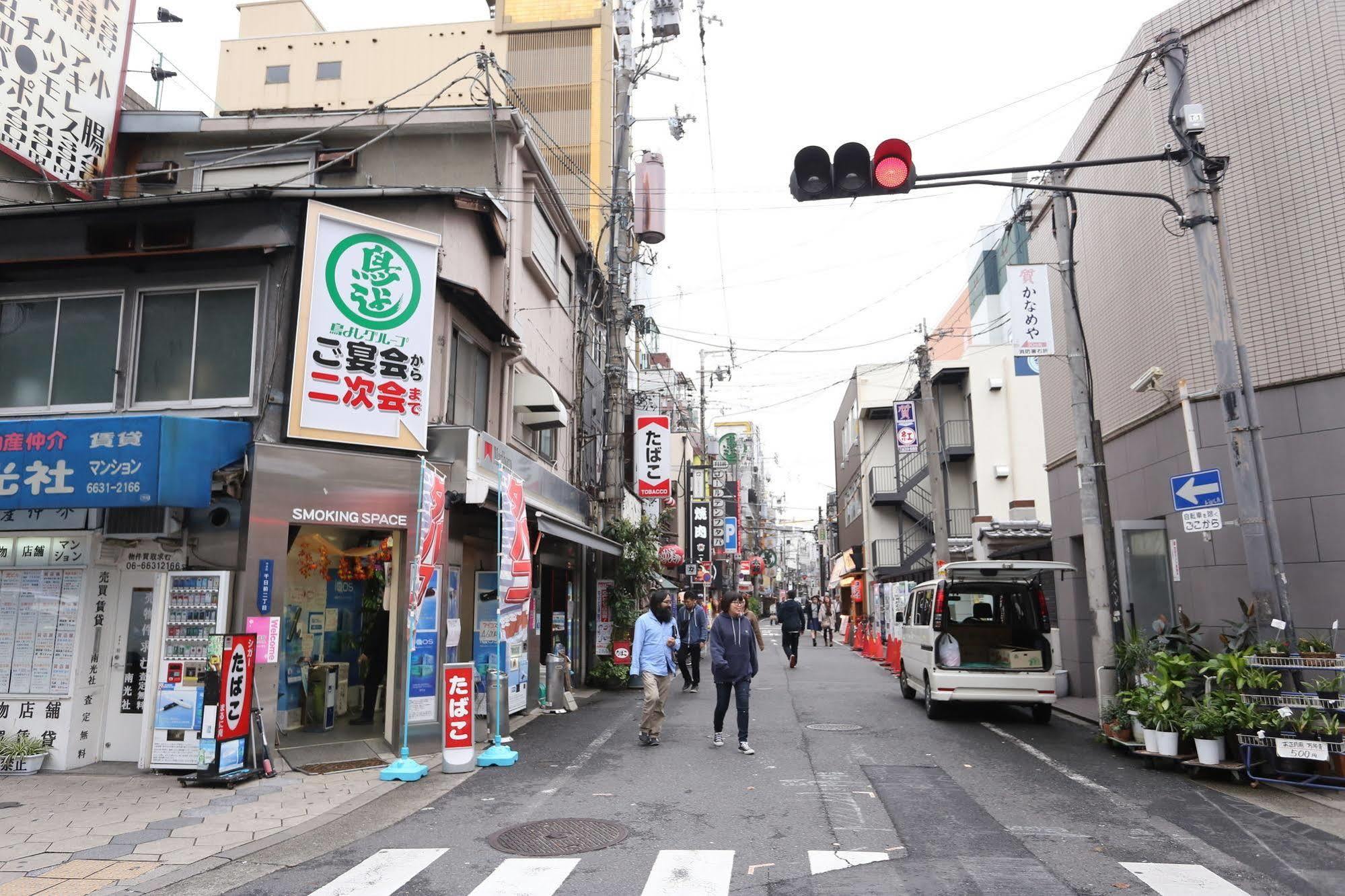Fuku Hostel Namba Oszaka Kültér fotó