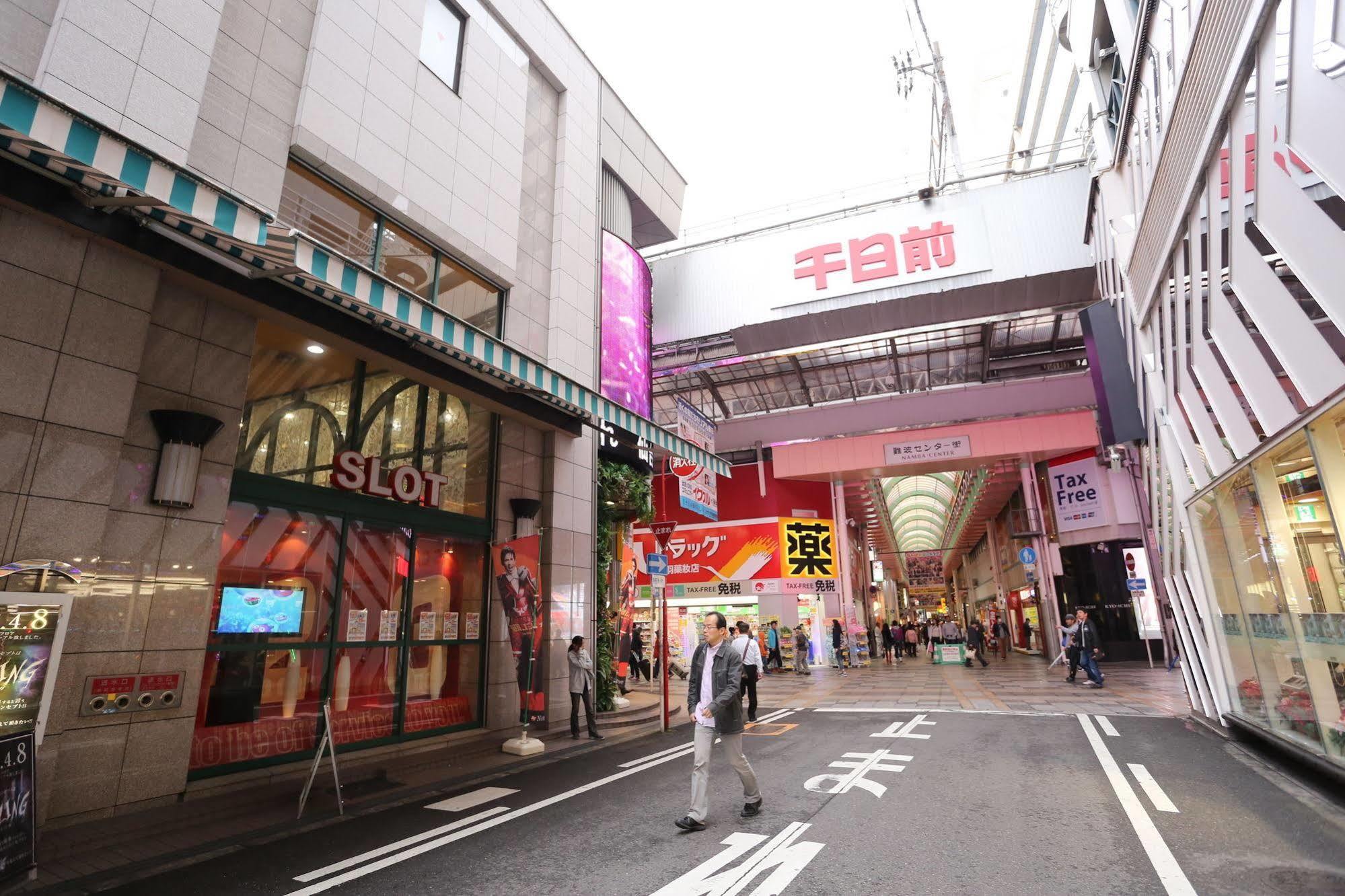 Fuku Hostel Namba Oszaka Kültér fotó